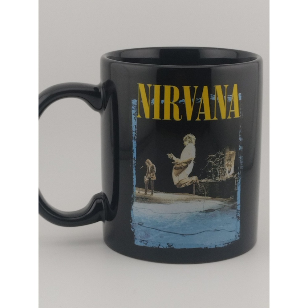 Officially licensed Nirvana 11 oz. ceramic mug.